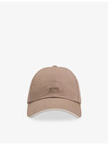 BOSS cotton baseball cap with logo plaque - British product