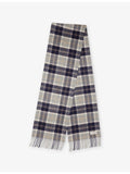 Johnstons of Elgin tartan cashmere scarf - British product