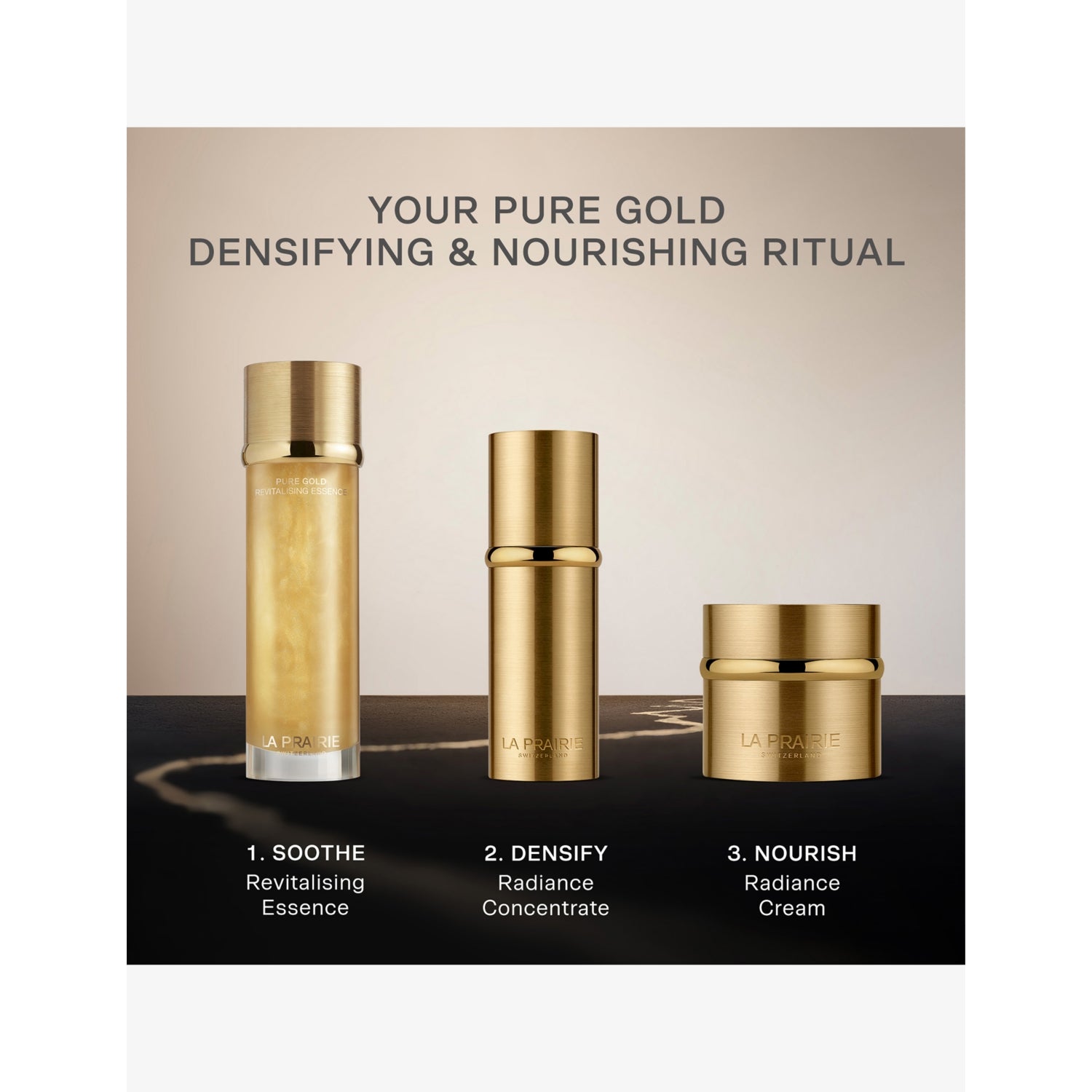 La Prairie Pure Gold Revitalising Essence 130ml (British brand)