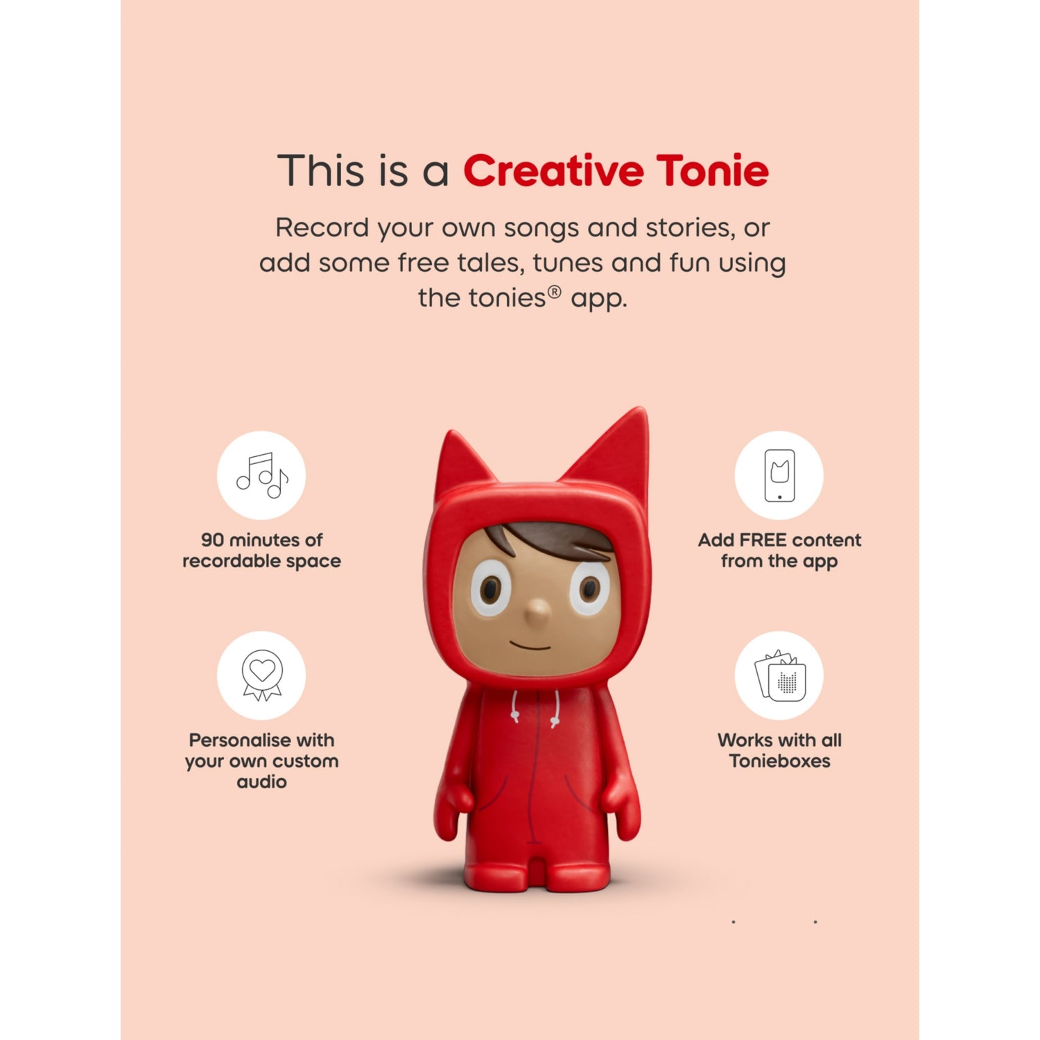 Tonies Toniebox 2 Starter Set with Creative Tonie Rubie (British brand)