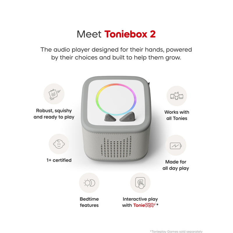 Tonies Toniebox 2 starter set Creative Tonie Rubie (British brand)
