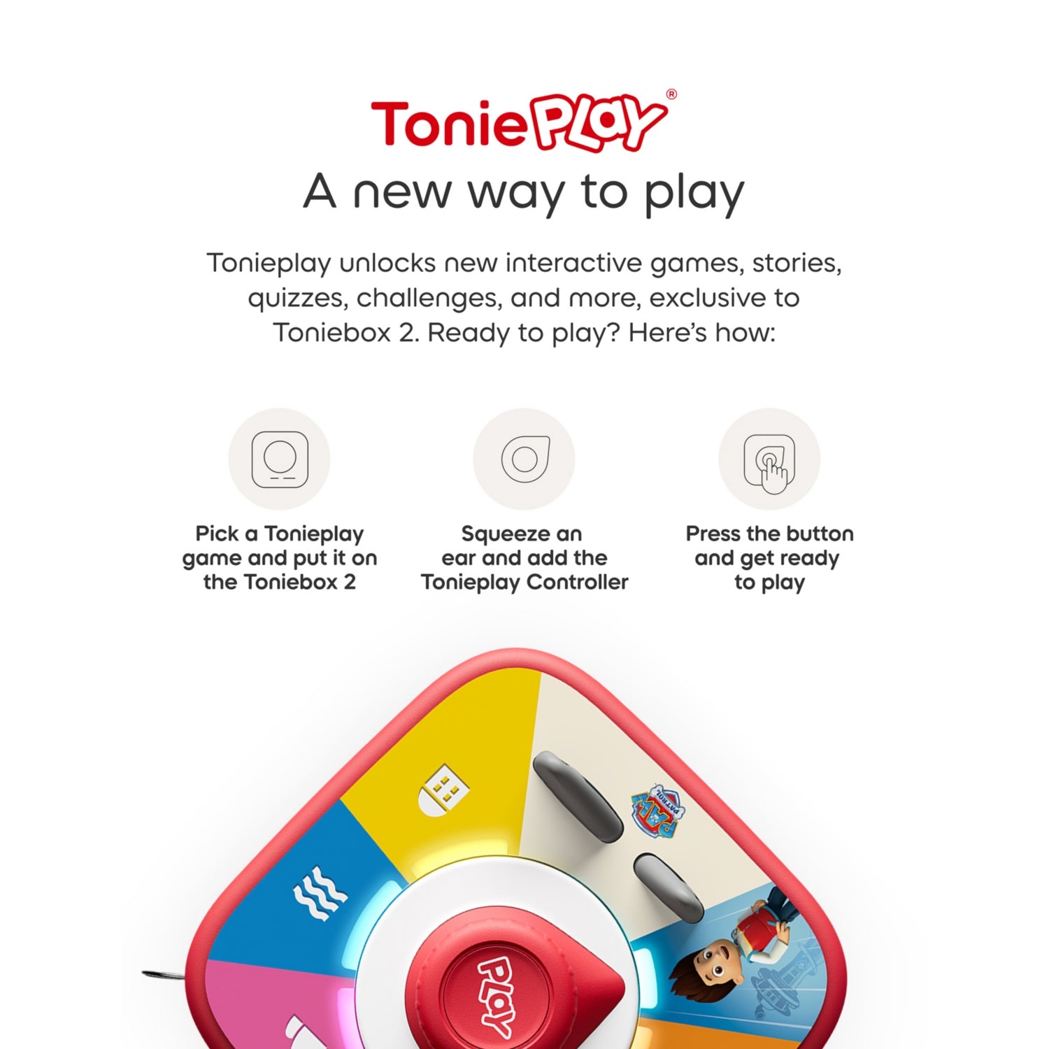 Tonies Paw Patrol Toniebox 2 set with Chase, UK version