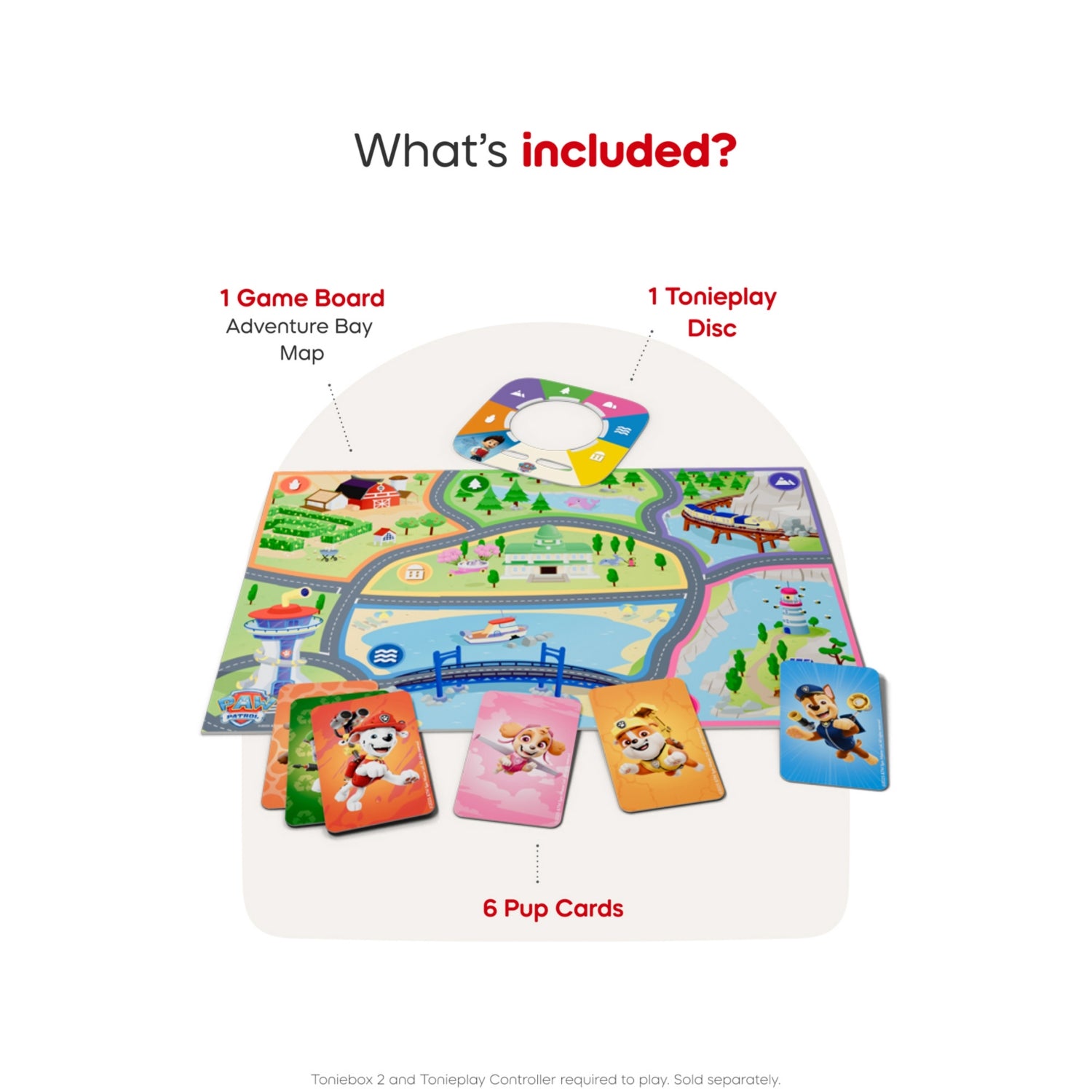 Tonieplay PAW Patrol Adventure Bay Rescue Heroes game, UK version