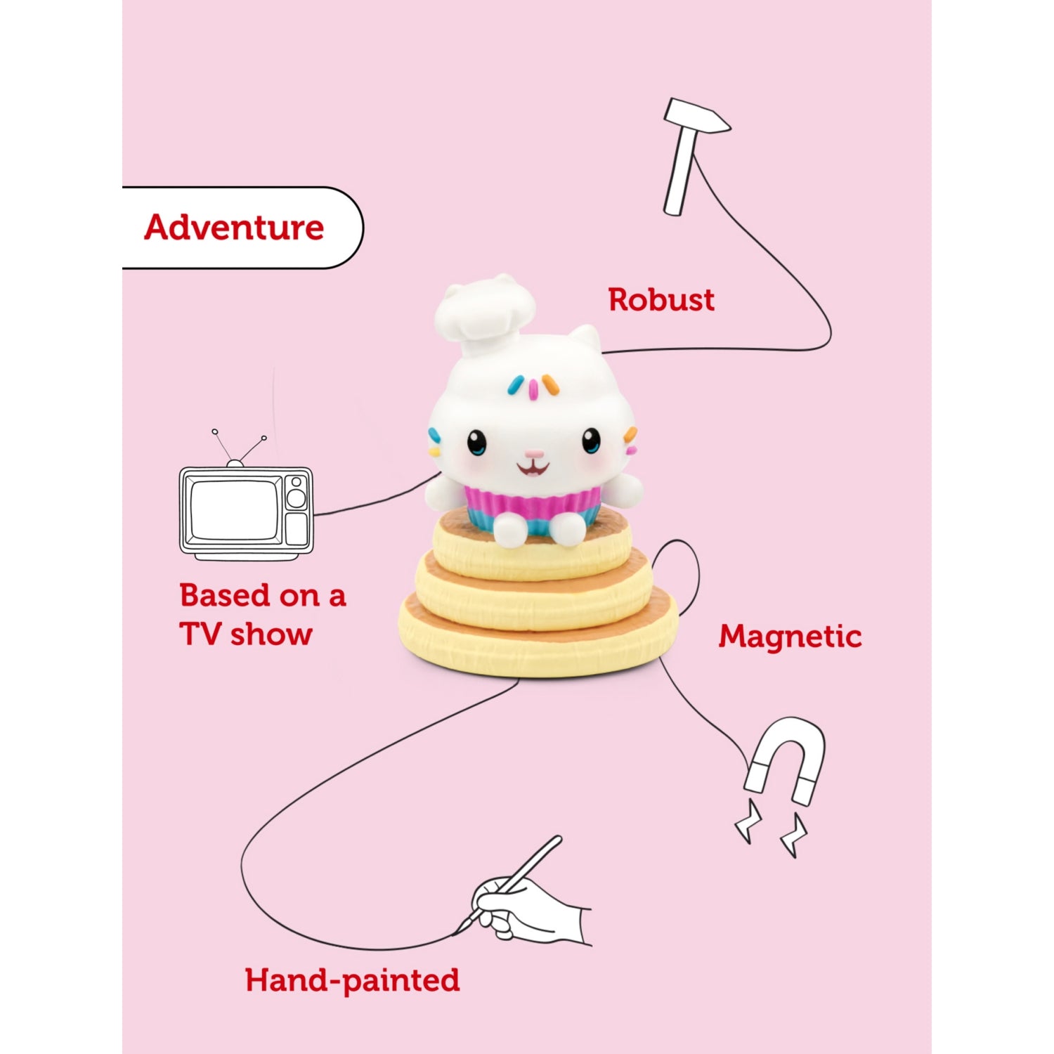 Tonies Cakey Cat audiobook toy, UK version