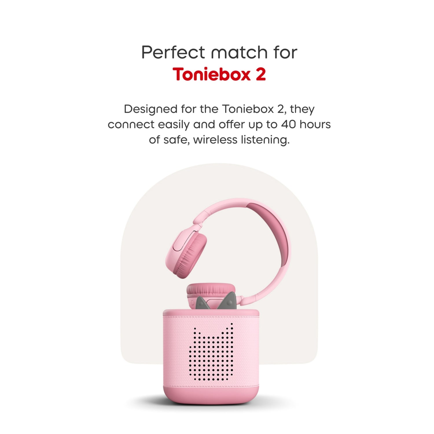 Toniebox 2 Bluetooth headphones for kids, UK version