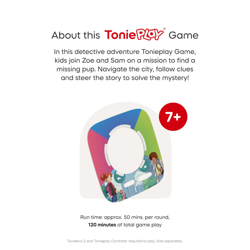 Tonies Tonieplay Mystery Mavericks audio game - British product