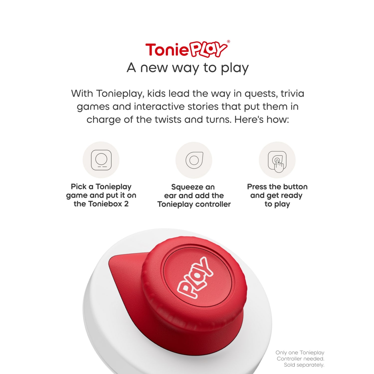 Tonieplay Unlucky Jo interactive game disc (British brand)
