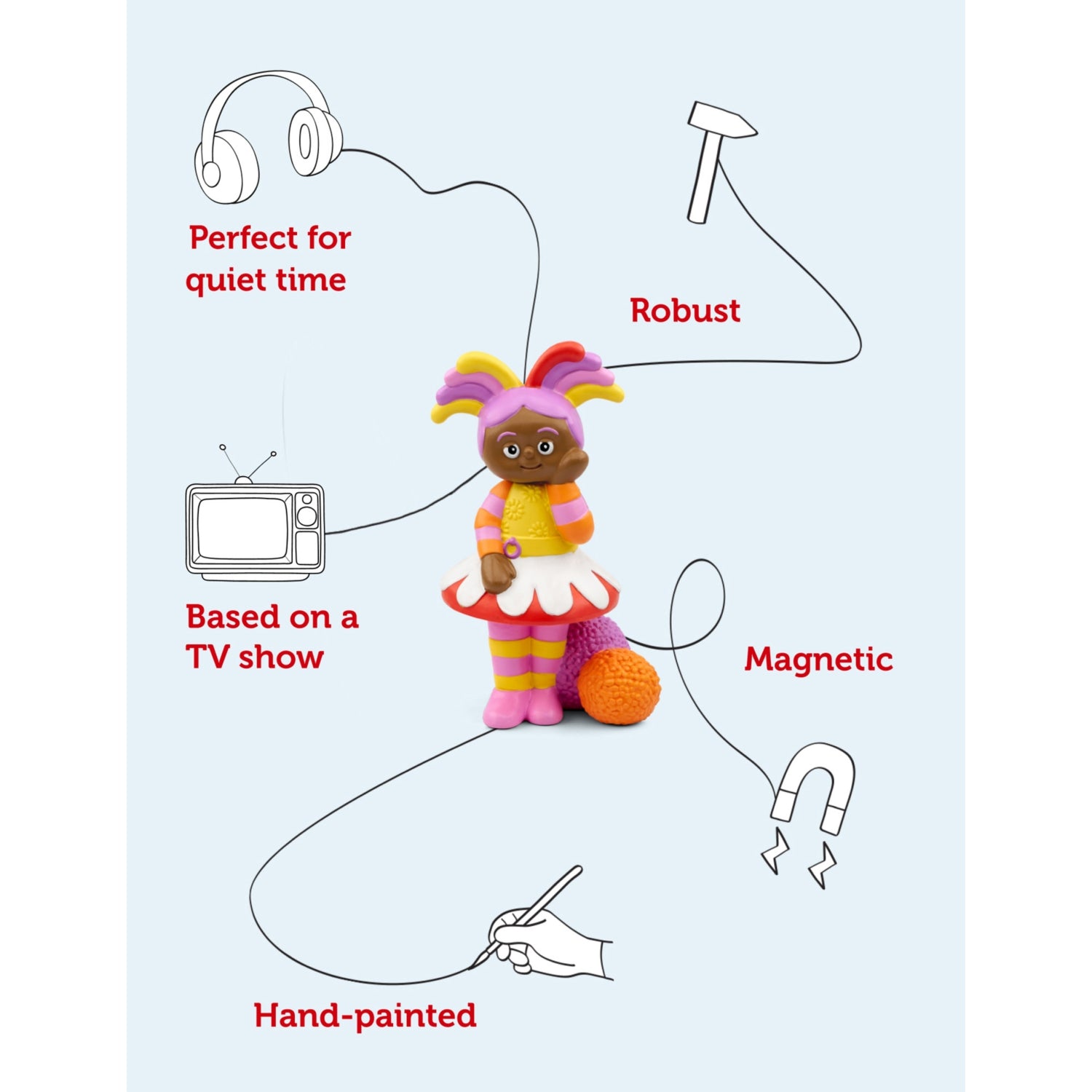 Tonies Upsy Daisy audio toy figurine 20cm (British brand)