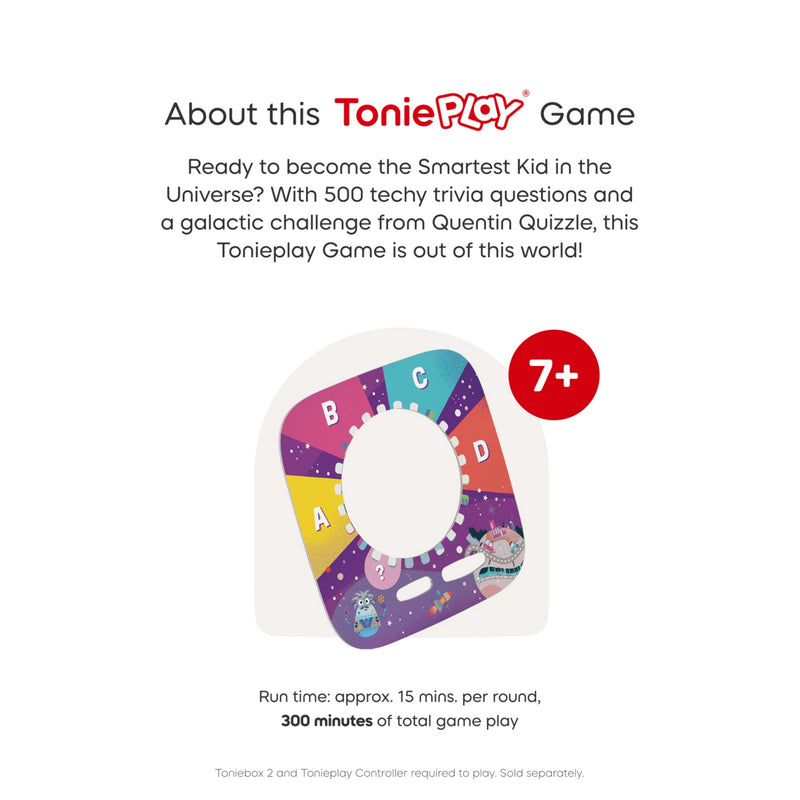 Tonieplay Quizzles trivia game All About Technology (British brand)