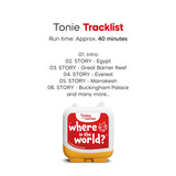 Tonies Where in the World? audiobook toy 19cm - British product