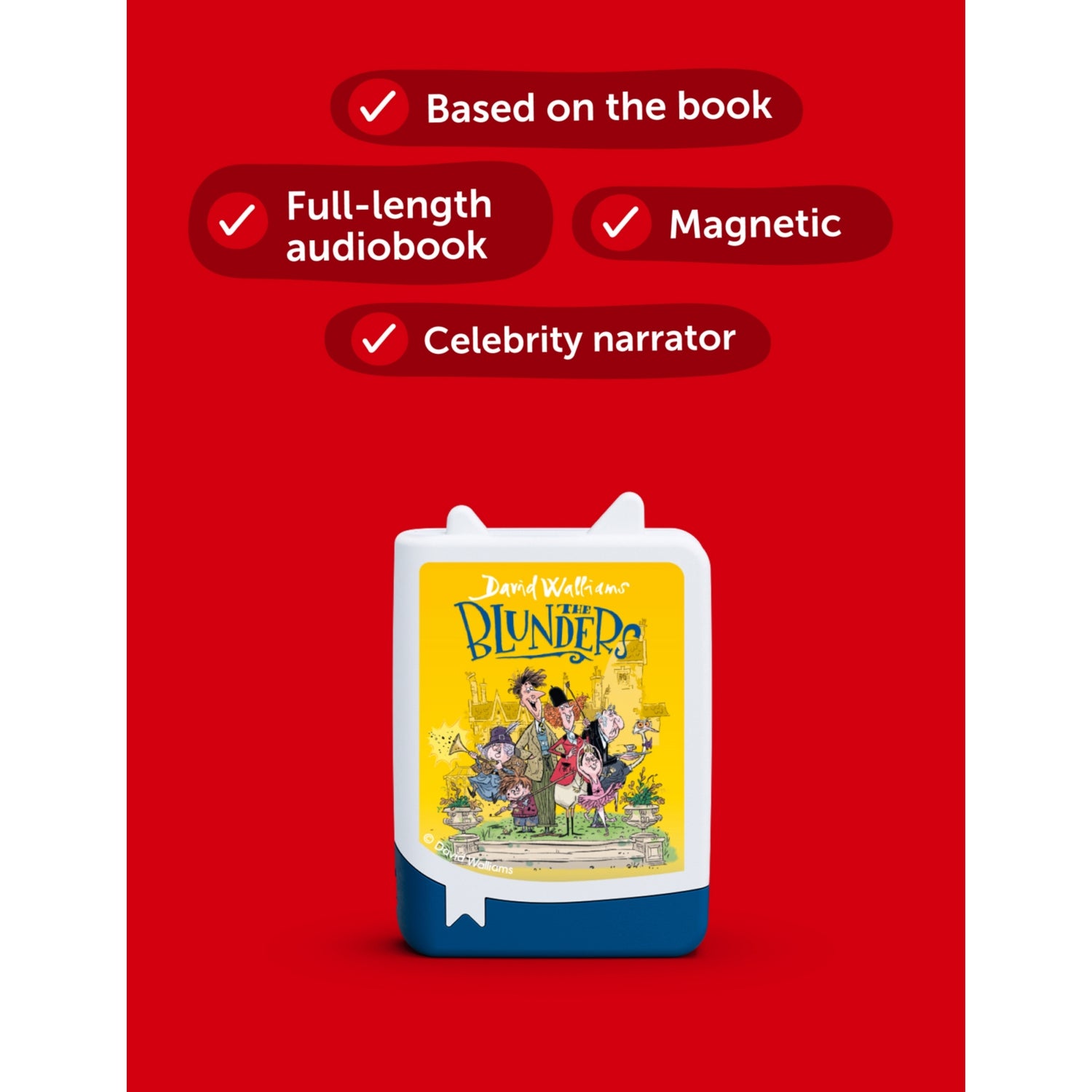 Tonies David Walliams The Blunders audio book pocket, UK version