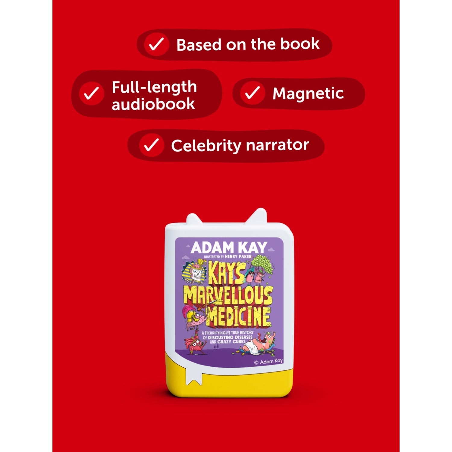 Tonies Kay's Marvellous Medicine audiobook toy, imported from the UK