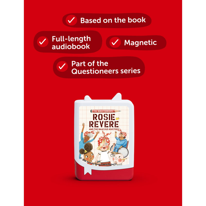 Tonies Rosie Revere and the Raucous Riveters audiobook, imported from the UK