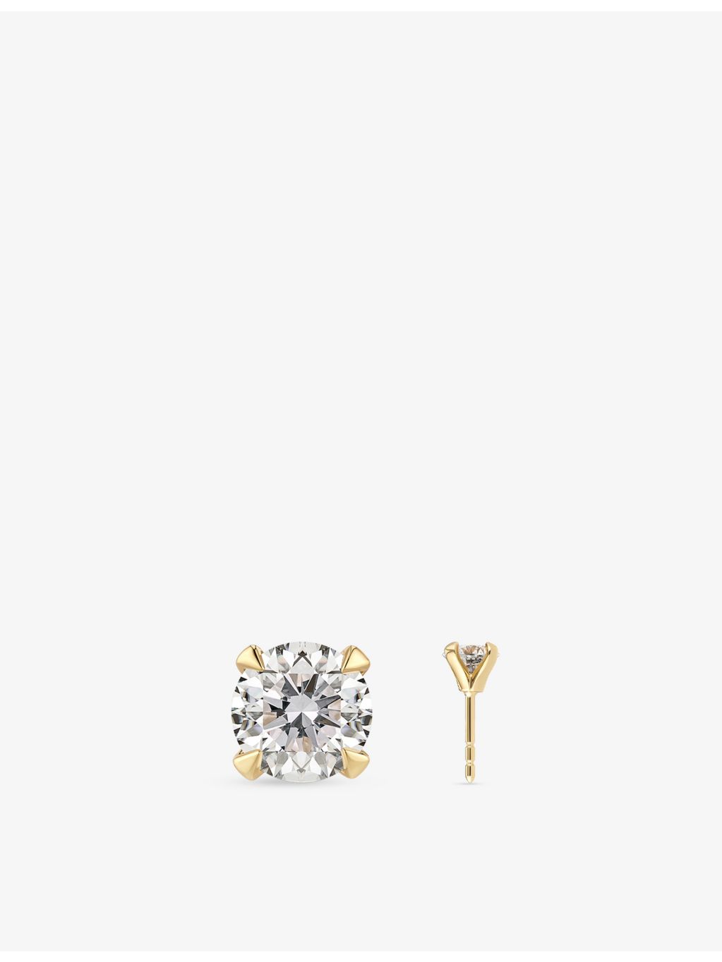 Sif Jakobs 14ct gold lab grown diamond earrings, imported from the UK