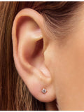 Sif Jakobs solitaire earrings 0.50ct lab grown diamond 14ct white gold, UK version