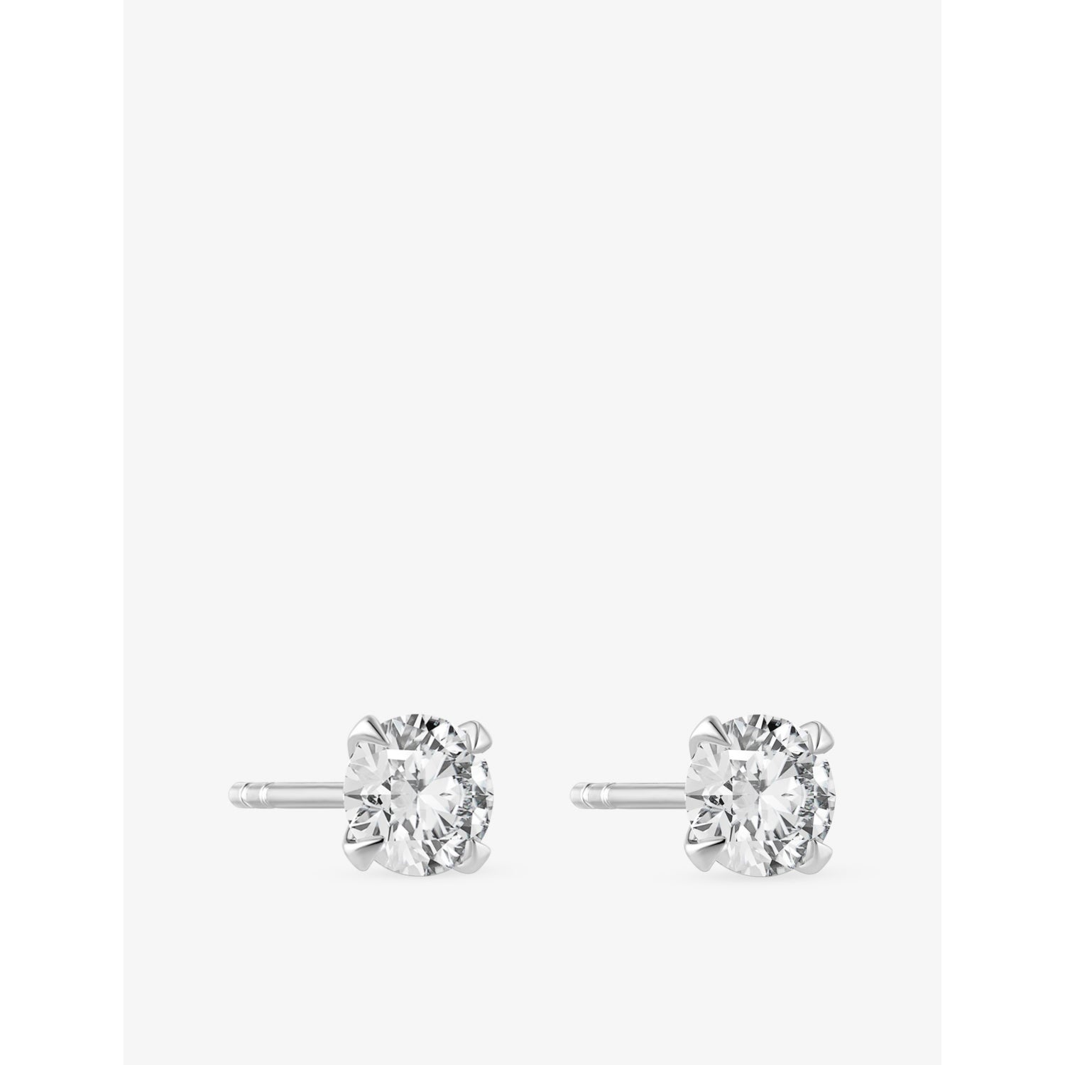 Sif Jakobs solitaire earrings 0.50ct lab grown diamond 14ct white gold, UK version