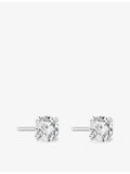 Sif Jakobs solitaire earrings 0.50ct lab grown diamond 14ct white gold, UK version