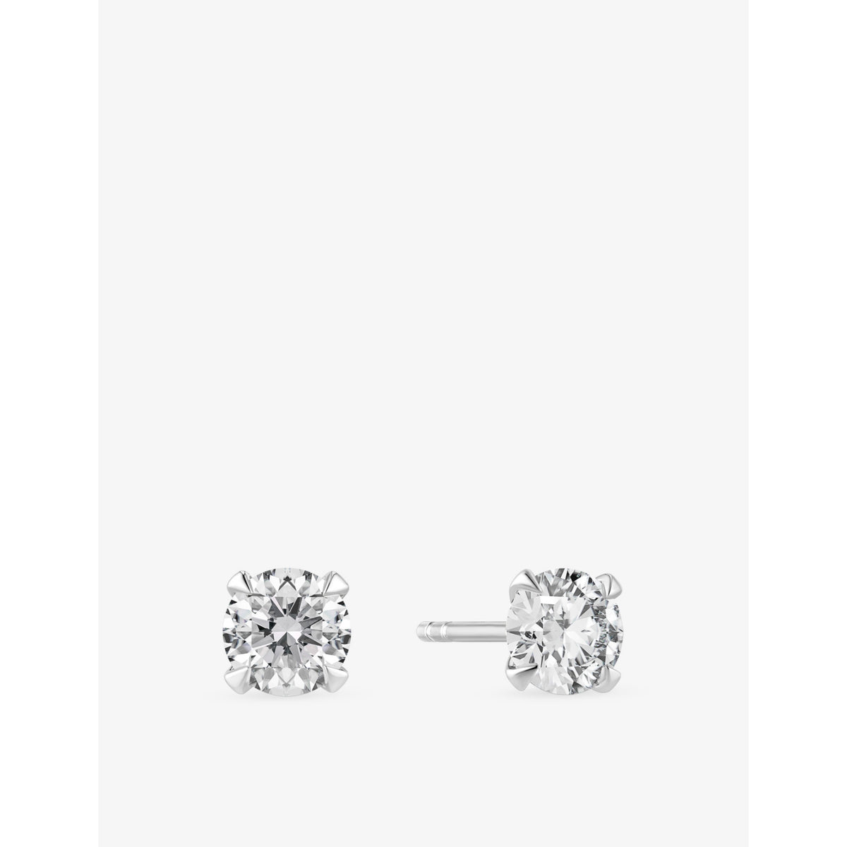 Sif Jakobs solitaire earrings 0.50ct lab grown diamond 14ct white gold, UK version