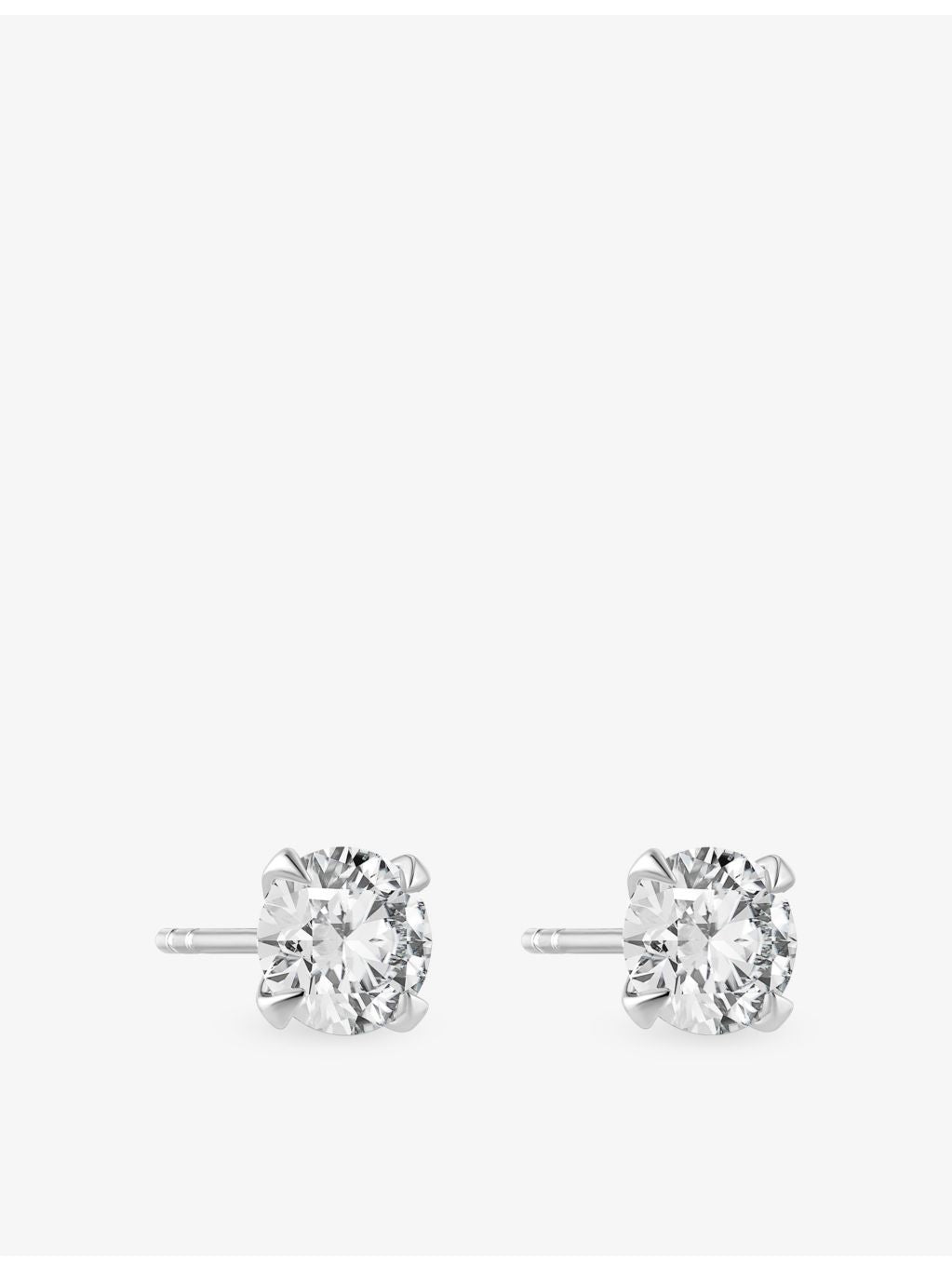 Sif Jakobs solitaire diamond earrings 1.00ct, imported from the UK