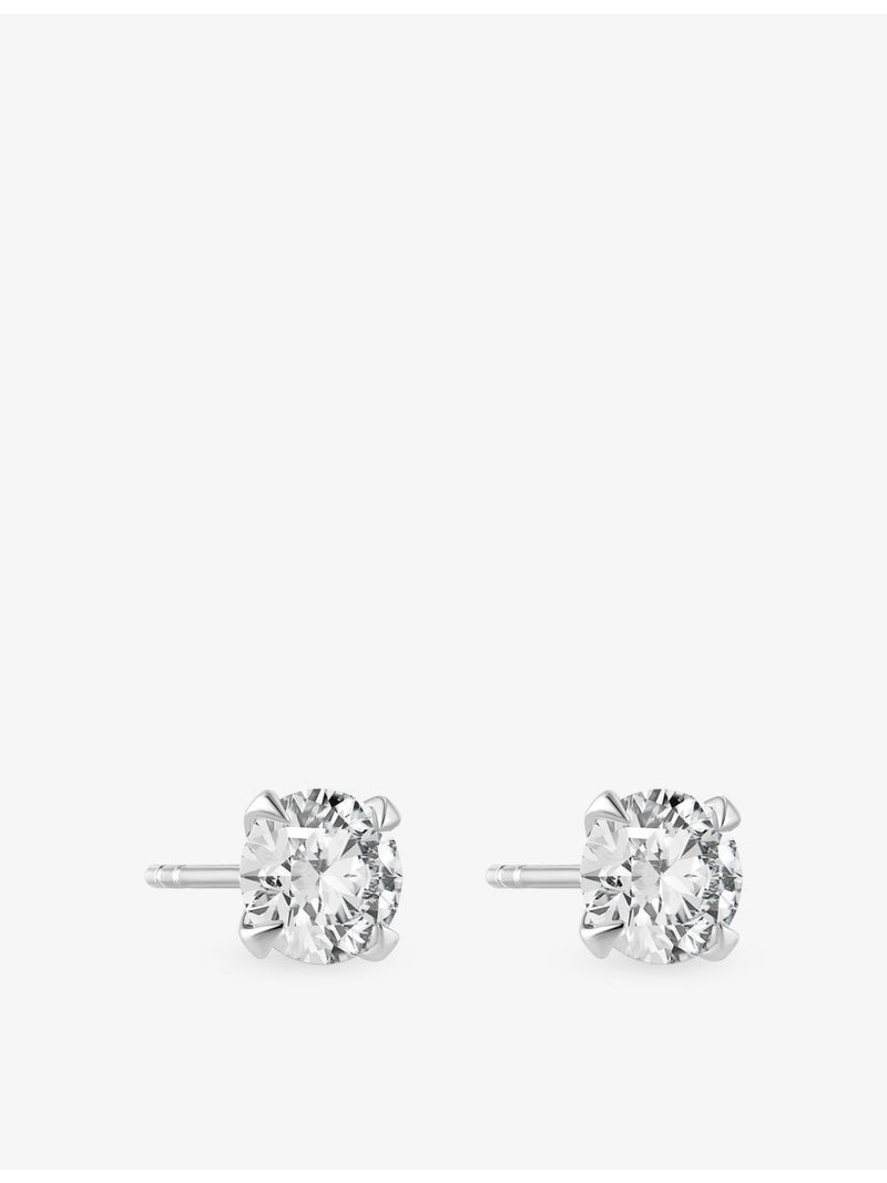 Sif Jakobs solitaire diamond earrings 1.00ct, imported from the UK