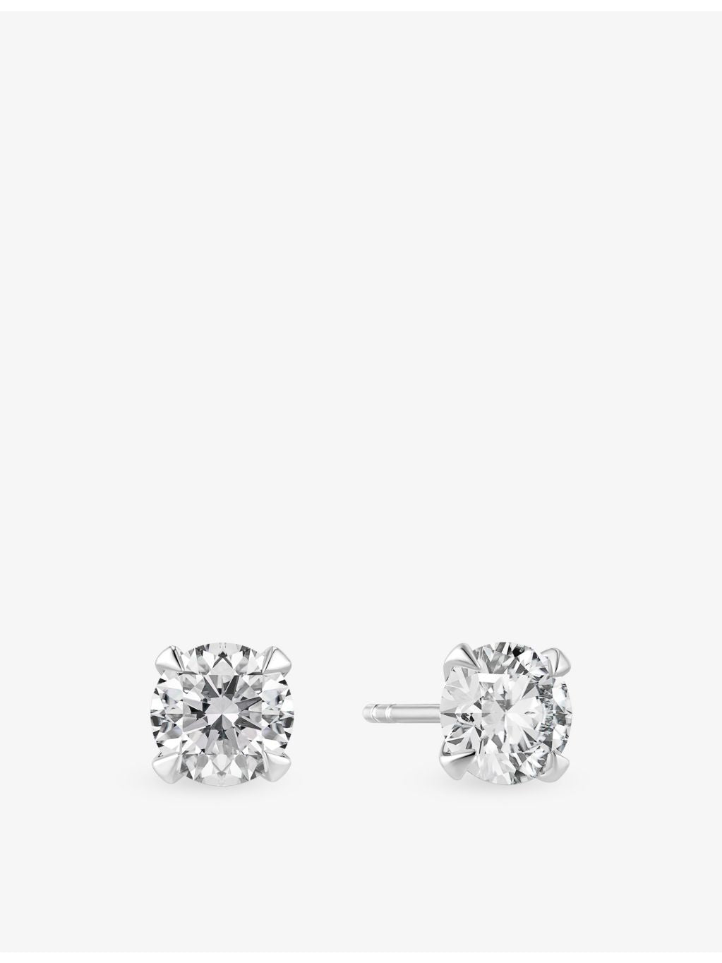Sif Jakobs solitaire diamond earrings 1.00ct, imported from the UK