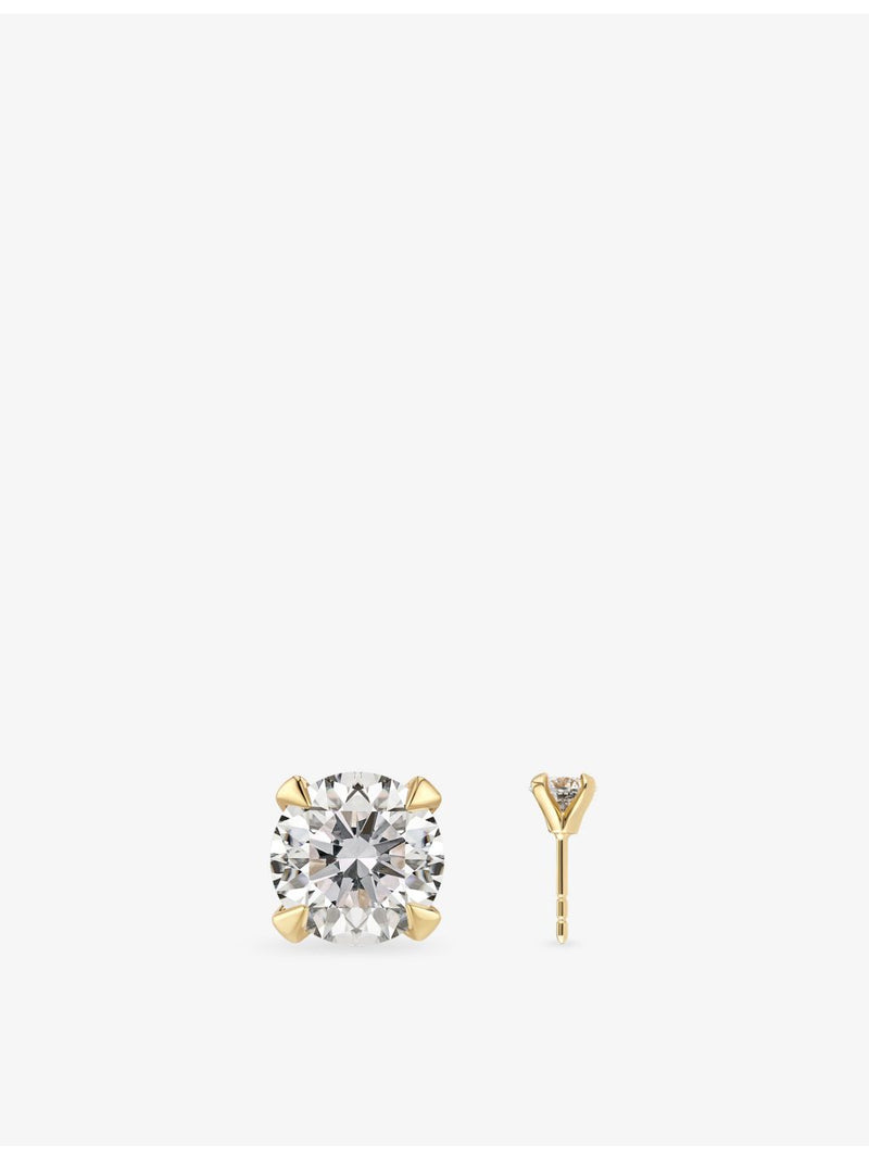 Sif Jakobs 14ct gold lab grown diamond earrings 1.00ct (British brand)