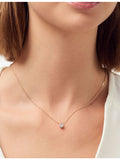 Sif Jakobs 14ct yellow gold lab-grown diamond necklace 45cm, UK version