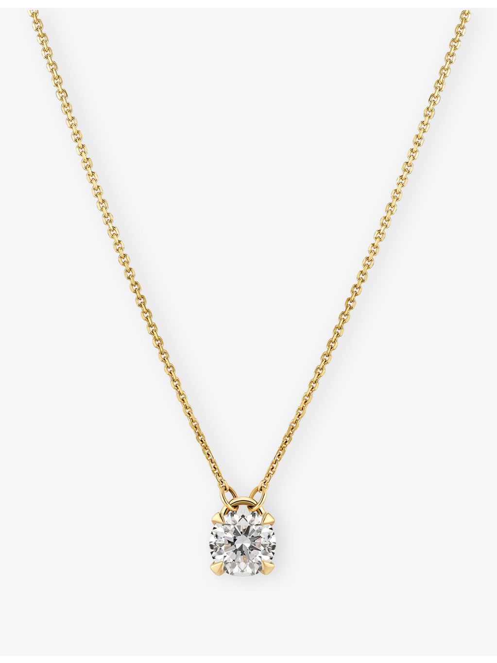 Sif Jakobs 14ct yellow gold lab-grown diamond necklace 45cm, UK version