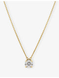 Sif Jakobs 14ct yellow gold lab-grown diamond necklace 45cm, UK version
