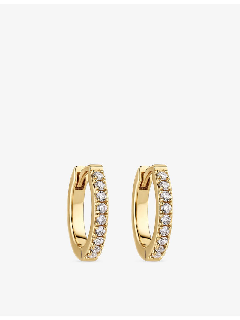 Sif Jakobs 14ct yellow gold 0.09ct diamond single earring - British product