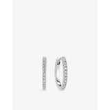 Sif Jakobs Alba 14ct white gold hoop earrings 0.24ct lab-grown diamonds - British product