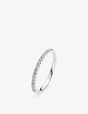 Sif Jakobs Alba 14ct White-Gold and 0.23ct Lab-Grown Diamond Ring