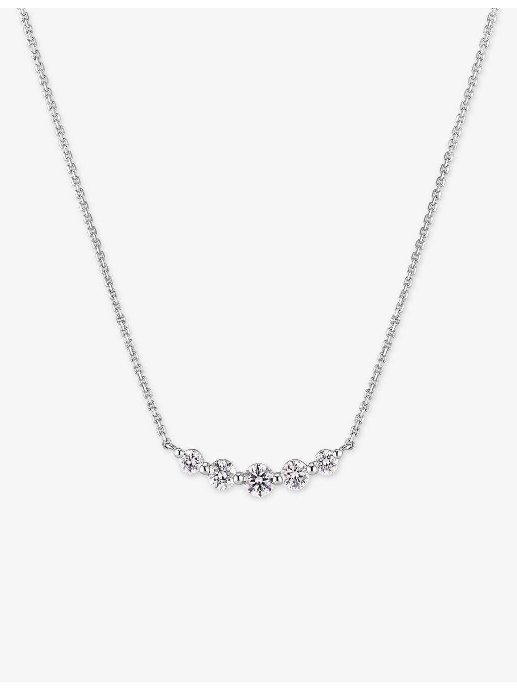 Sif Jakobs white gold 0.37ct lab-grown diamond necklace, UK version