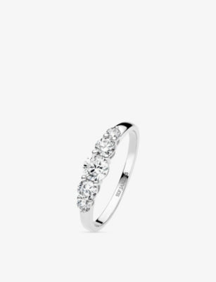 Sif Jakobs Tiara 14ct White Gold and 0.67ct Lab-Grown Diamond Ring
