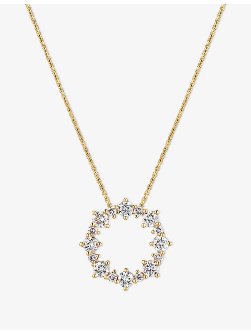 Sif Jakobs necklace 14ct yellow gold lab-grown diamond 0.81ct, imported from the UK