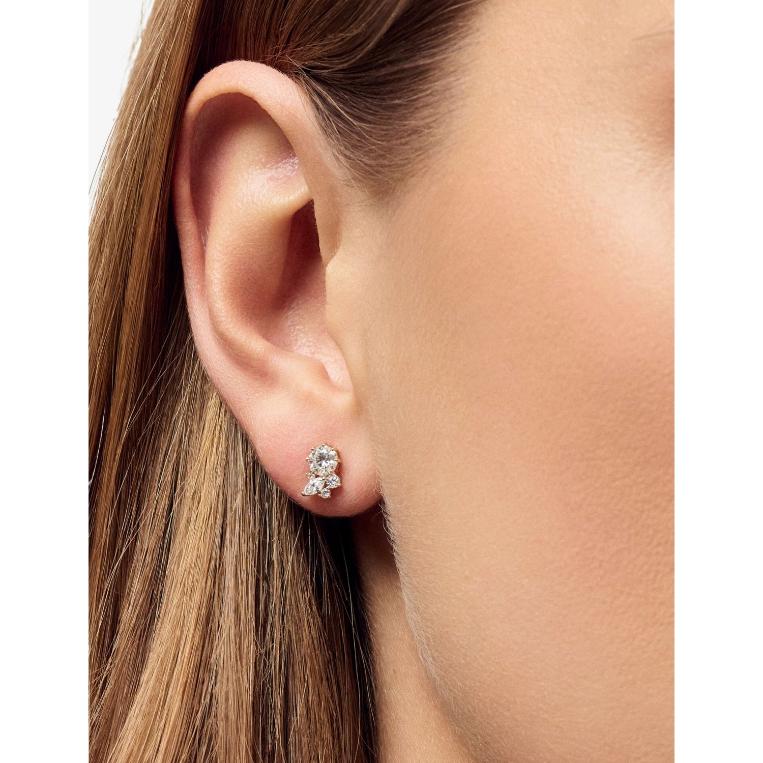 Sif Jakobs diamond stud earrings 0.93ct (British brand)