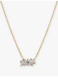 Lovere 14ct yellow gold lab grown diamond necklace, imported from the UK