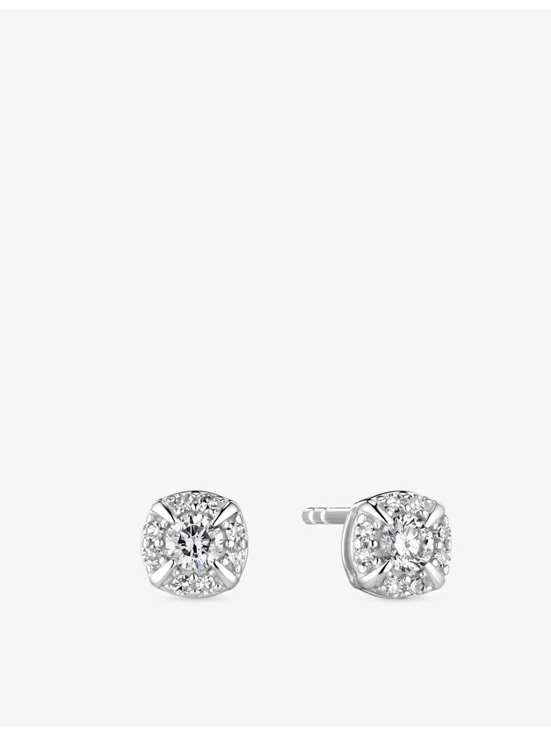 Sif Jakobs 0.17ct lab grown diamond studs 14ct white gold - British product