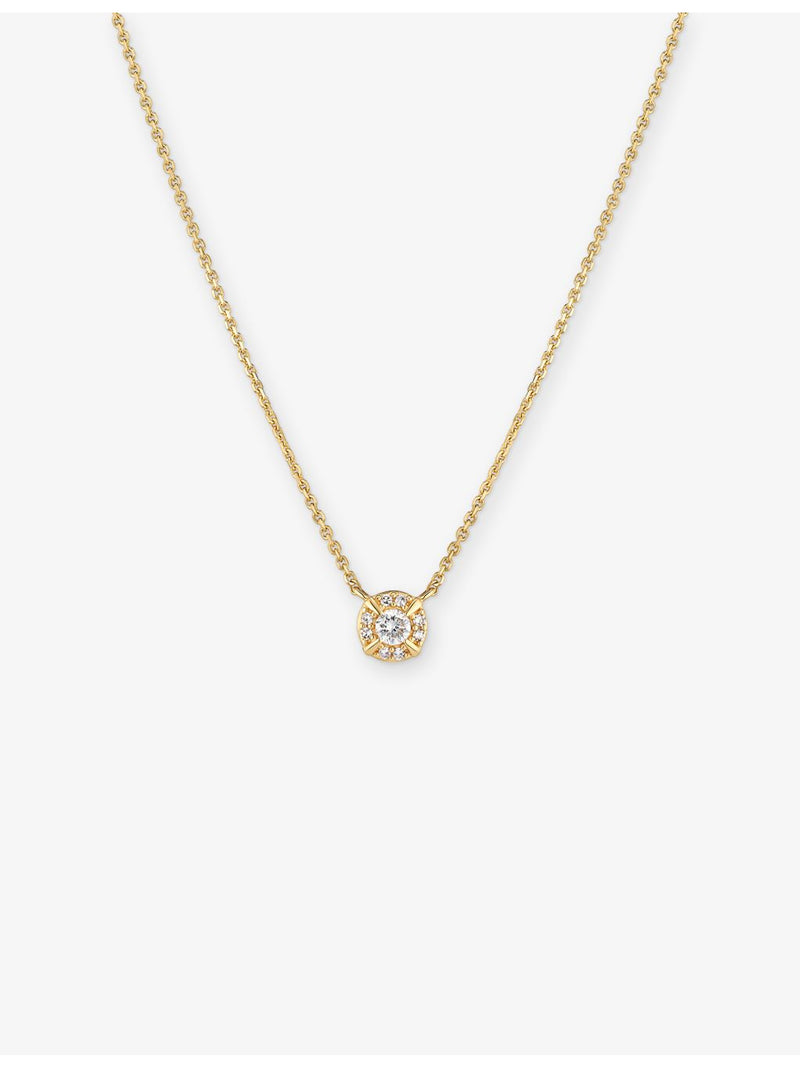 Sif Jakobs 14ct gold lab grown diamond necklace 0.09ct - British product