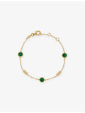 Astley Clarke malachite bracelet 18ct yellow gold, UK version