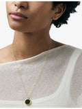 Astley Clarke Stilla onyx locket necklace 18ct yellow gold (British brand)
