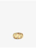 Bvlgari ring 18ct yellow gold diamond 0.61ct - British product