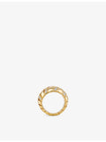 Bvlgari ring 18ct yellow gold diamond 0.61ct - British product