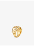 Bvlgari ring 18ct yellow gold diamond 0.61ct - British product