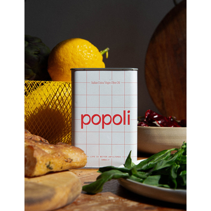 Popoli unfiltered extra virgin olive oil 500ml (British brand)