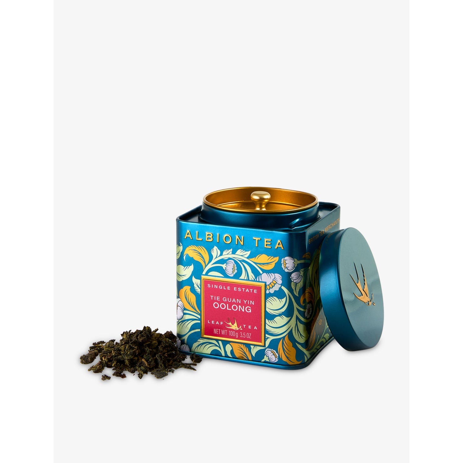 Albion Tea Tie Guan Yin oolong leaf tea 100g tin (British brand)
