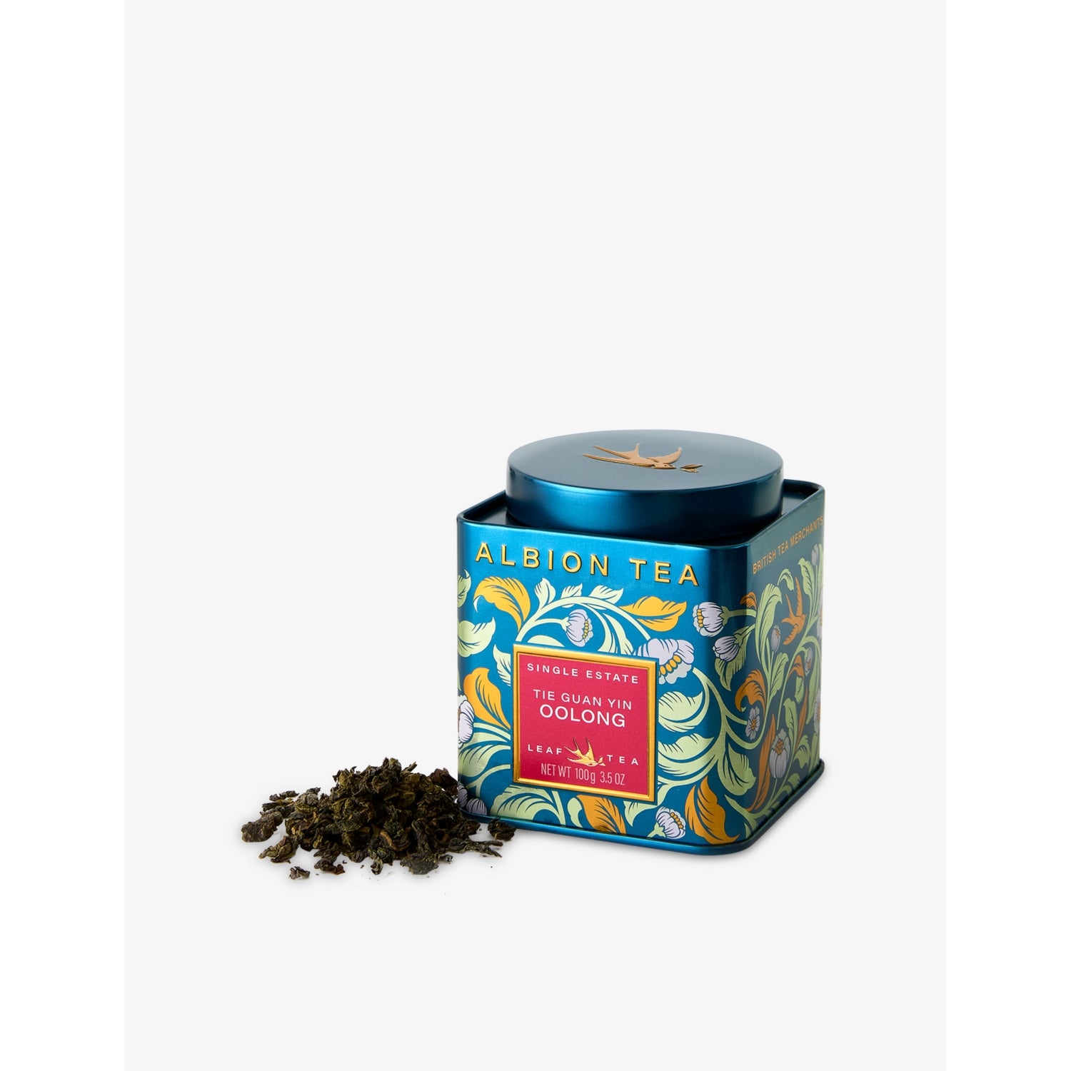 Albion Tea Tie Guan Yin oolong leaf tea 100g tin (British brand)