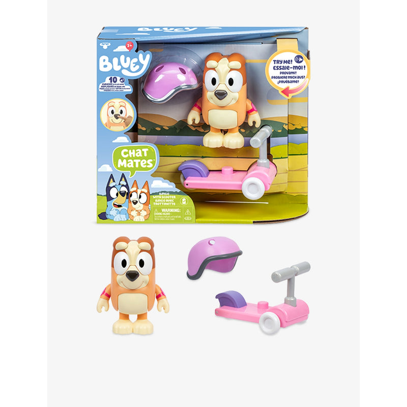 Bluey toy playset Bingo with scooter 8.5cm, imported from the UK