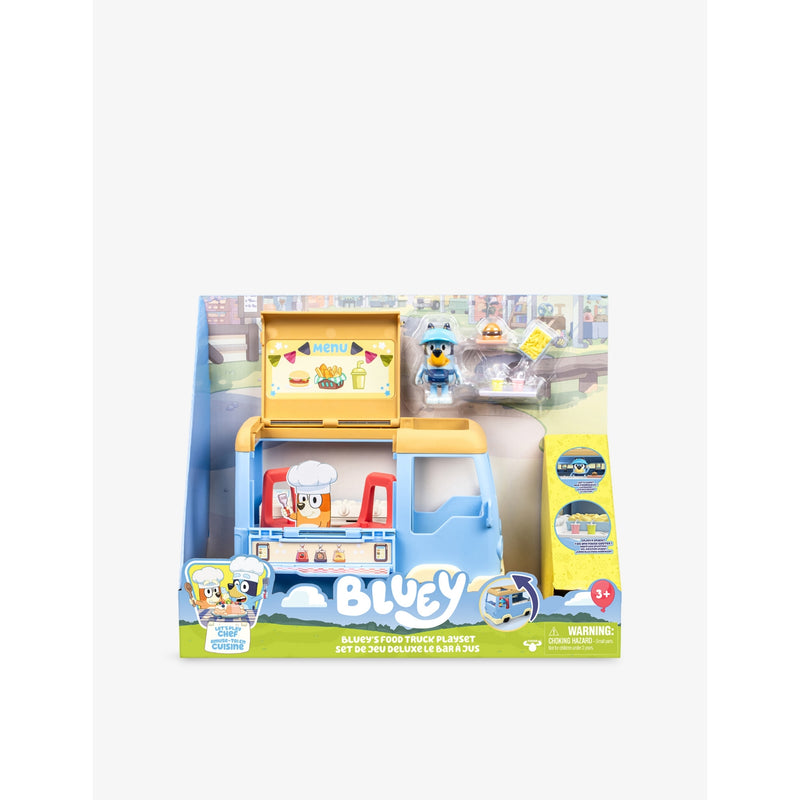Bluey's Food Truck playset with Bluey figure and five accessories, UK version