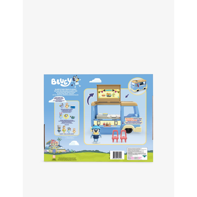 Bluey's Food Truck playset with Bluey figure and five accessories, UK version
